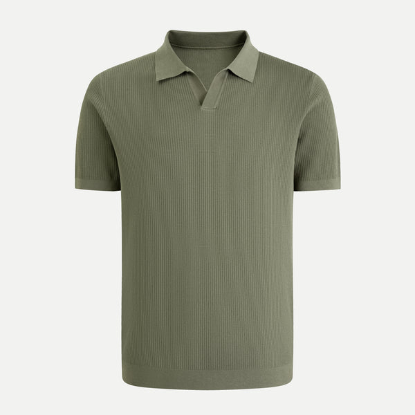 V-Neck Polo Shirt