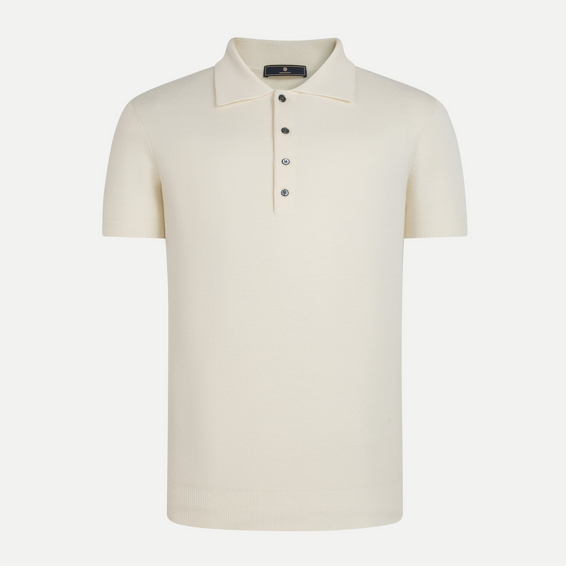 Basic Wool Knit Polo