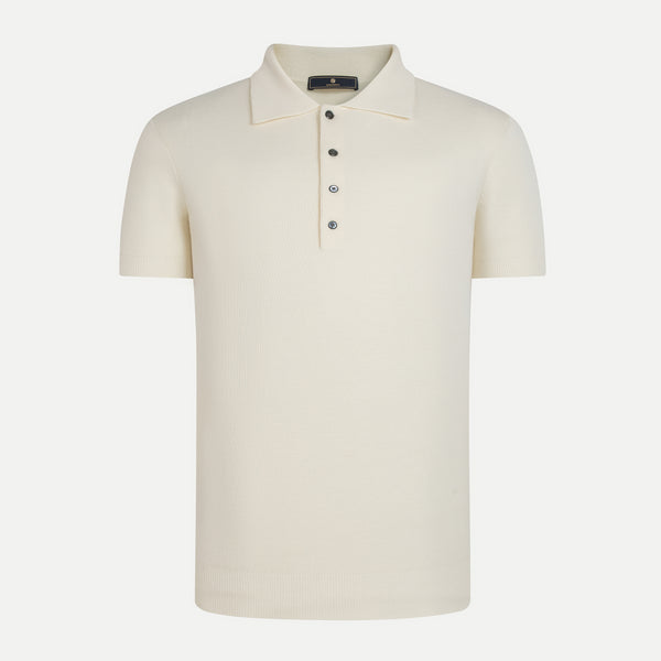 Basic Wool Knit Polo