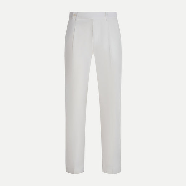 Linen Vest Trousers With Pockets