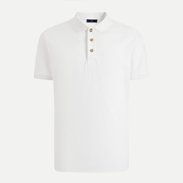 Cotton Pique Polo Shirt