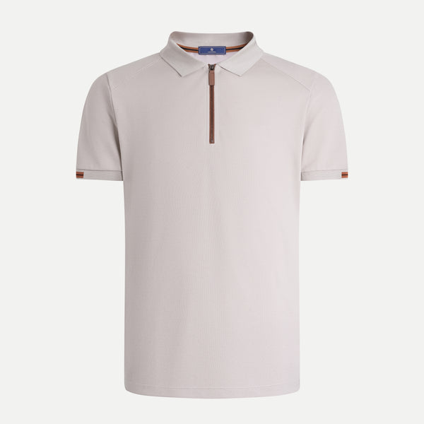 Polo Shirt With Zip