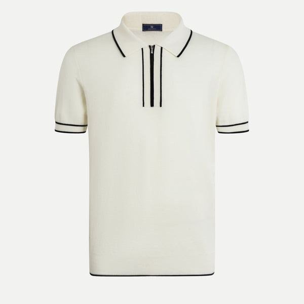 Wool Knit Polo Shirt